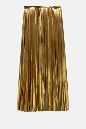 Womens deals gold skirts