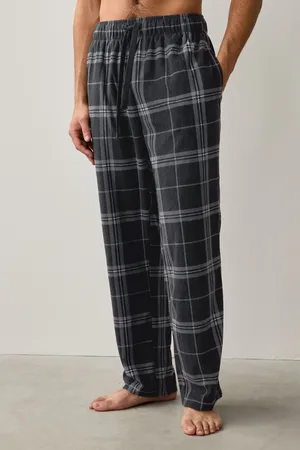 Next Check Cosy Textured Long Pyjama Bottoms