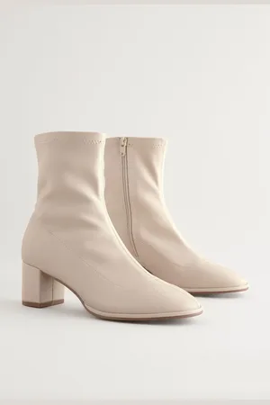 Next Bone Standard/Wide Fit Forever Comfort Ankle Sock Boots