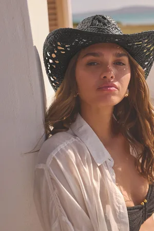 Next Straw Western Boho Hat