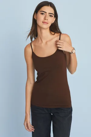 Next Chocolate Thin Strap Vest