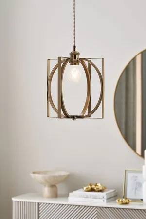 Next Brass Oxton Easy Fit Pendant Shade