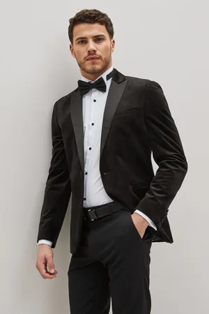 Next Slim Fit Velvet Blazer
