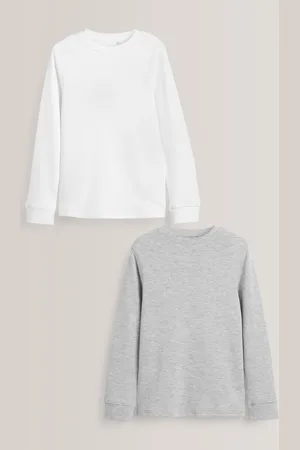 Next Grey/ Long Sleeve Thermal Tops 2 Pack (2-16yrs)