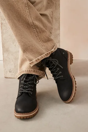 Next Standard/Wide Fit Forever Comfort Casual Lace-Up Ankle Boots