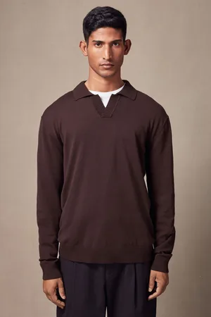 Next Regular Fit Cotton Rich Polo Neck Jumper