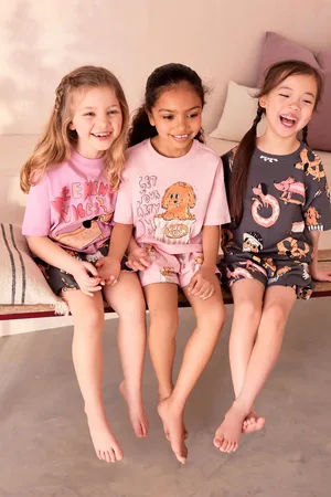 Next Pink/ Short Pyjamas 3 Pack (3-16yrs)