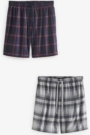 Next / Red Motionflex Cosy Pyjama Shorts 2 Pack
