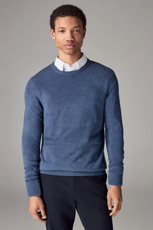 Next Mid Crew Neck Regular Soft Touch Knit Jumper