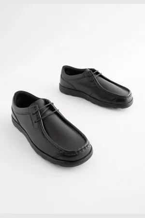 Next Standard Fit (F) School Leather Lace-Up Shoes