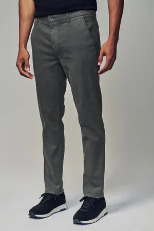 Next Charcoal Slim Fit Motionflex Chino Trousers