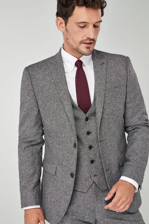Next Slim Fit Wool Donegal Suit Jacket