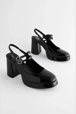 Next Forever Comfort Platform Slingback Mary Jane Shoes