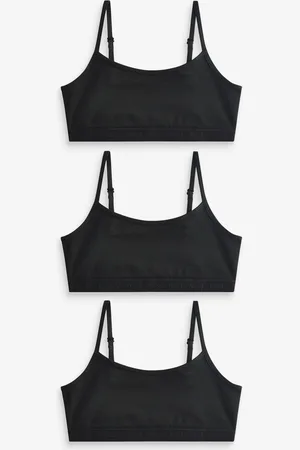 Next Strappy Crop Top 3 Pack (5-16yrs)