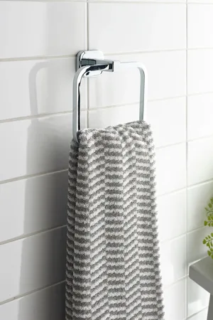 Next Chrome Towel Ring