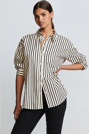 Next /White Stripe Oversized Shirt