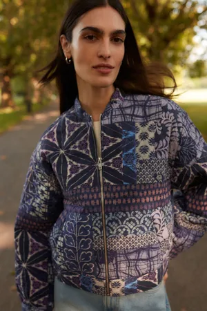 Next Patchwork Kew Gardens Quilted Bomber Jacket