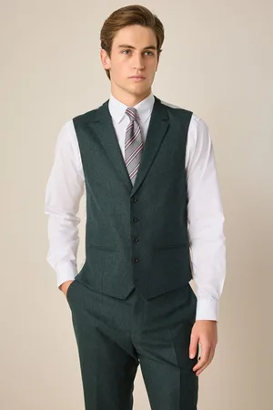 Next Regular Fit Donegal Suit Waistcoat