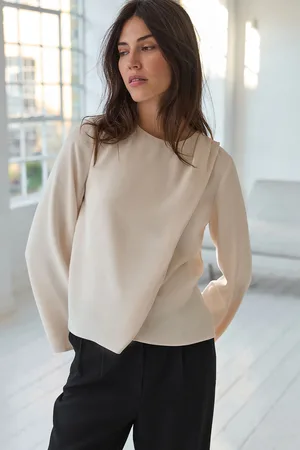 Next Asymmetric Drape Long Sleeve Top