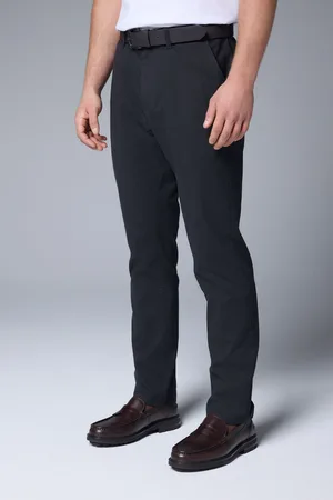 Next Soft Touch Belted Textured Stretch Chinos Trousers