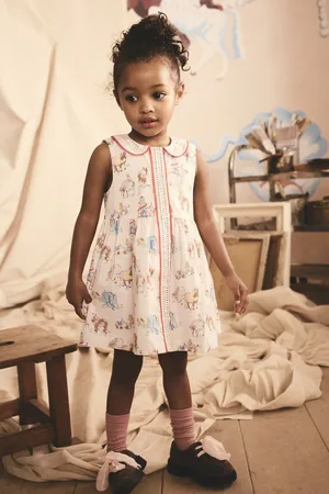 Next Cath Kidston Seaside Print Collar Summer Dress (3mths-8yrs)