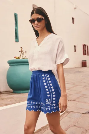 Next Cross Stitch 100% Cotton Shorts