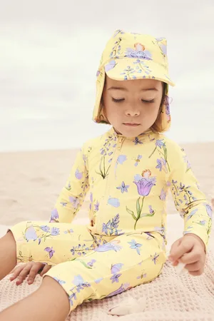Next Yellow Fairy Long Leg Sunsafe Swimsuit (3mths-8yrs)