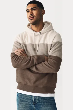 Next Marl Panel Blocking Hoodie