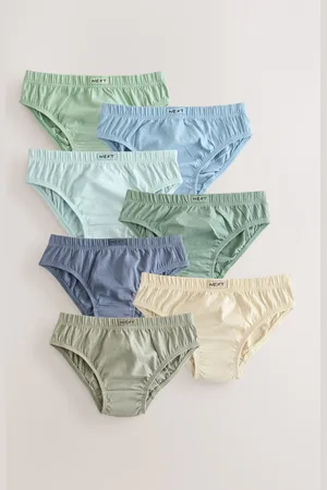 Next Green/ 100% Cotton Briefs 7 Pack (1.5-16yrs)