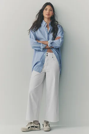 Next Wide Crop Lift Slim And Shape Jeans