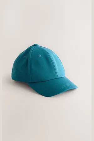 Next Teal Canvas 100% Cotton Cap 1-16 years (3mths-16yrs)