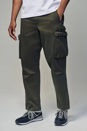 Next Khaki Regular Fit Soft Touch Utility Cargo Trousers