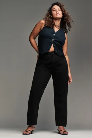 Next Mom Column Hourglass 100% Cotton Jeans