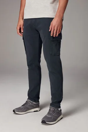 Next Blue Motionflex Stretch Cargo Trousers