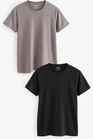 Next /Neutral Slim Fit 100% Cotton Underwear T-Shirts 2 Pack