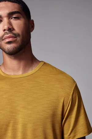 Next Ochre Yellow Active Gym Training T-Shirt
