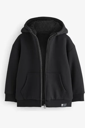 Next Fleece Lined Zip Through Hoodie (3-16yrs)