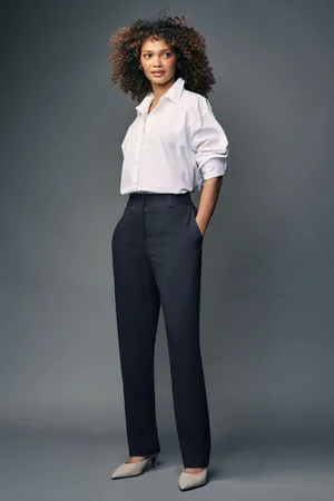 Next Blue Heavy Duty Tailored Slim Fit Trousers