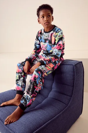 Next Multi Bright Gamer Single Soft Touch Fleece With Elastane (3-16yrs)