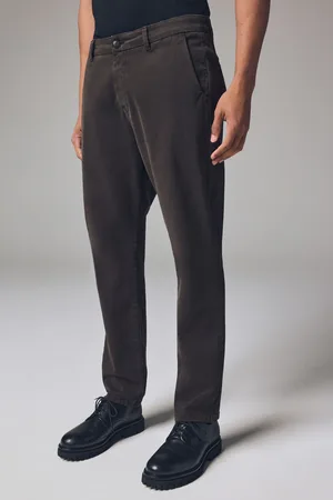 Next Dark Slim Fit Premium Soft Touch Chino Trousers