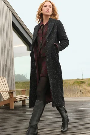 Next Textured Revere Collar Coat