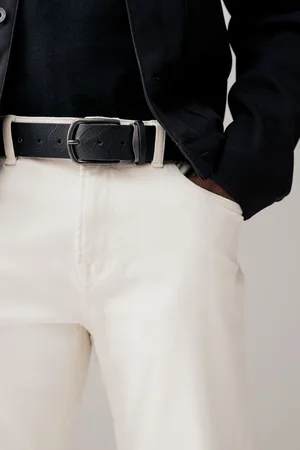 Next Distressed Faux Leather Belt