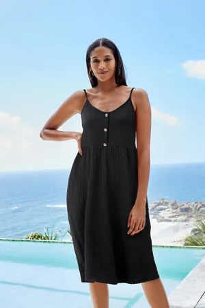 Next Button Down 100% Cotton Cami Summer Dress