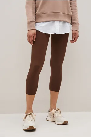 Next Chocolate Cropped Leggings