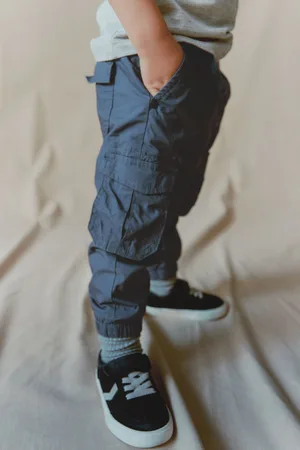 Next Lined 100% Cotton Cargo Trousers (3mths-7yrs)