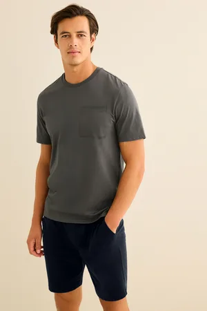 Next Grey/ Jersey Pyjamas Shorts Set