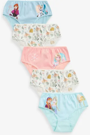 Next Pink/ Disney Frozen 100% Cotton Briefs 5 Pack (1.5-10yrs)
