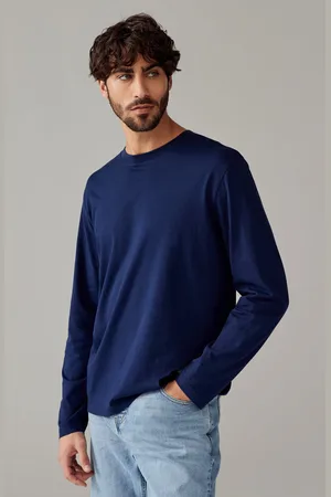 Next Rich Regular Fit Long Sleeve Crew Neck T-Shirt
