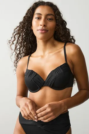 Next Draped Padded Shaping Wired Bikini Top