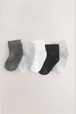Next Grey and Socks Baby 5 Pack (0mths-2yrs)